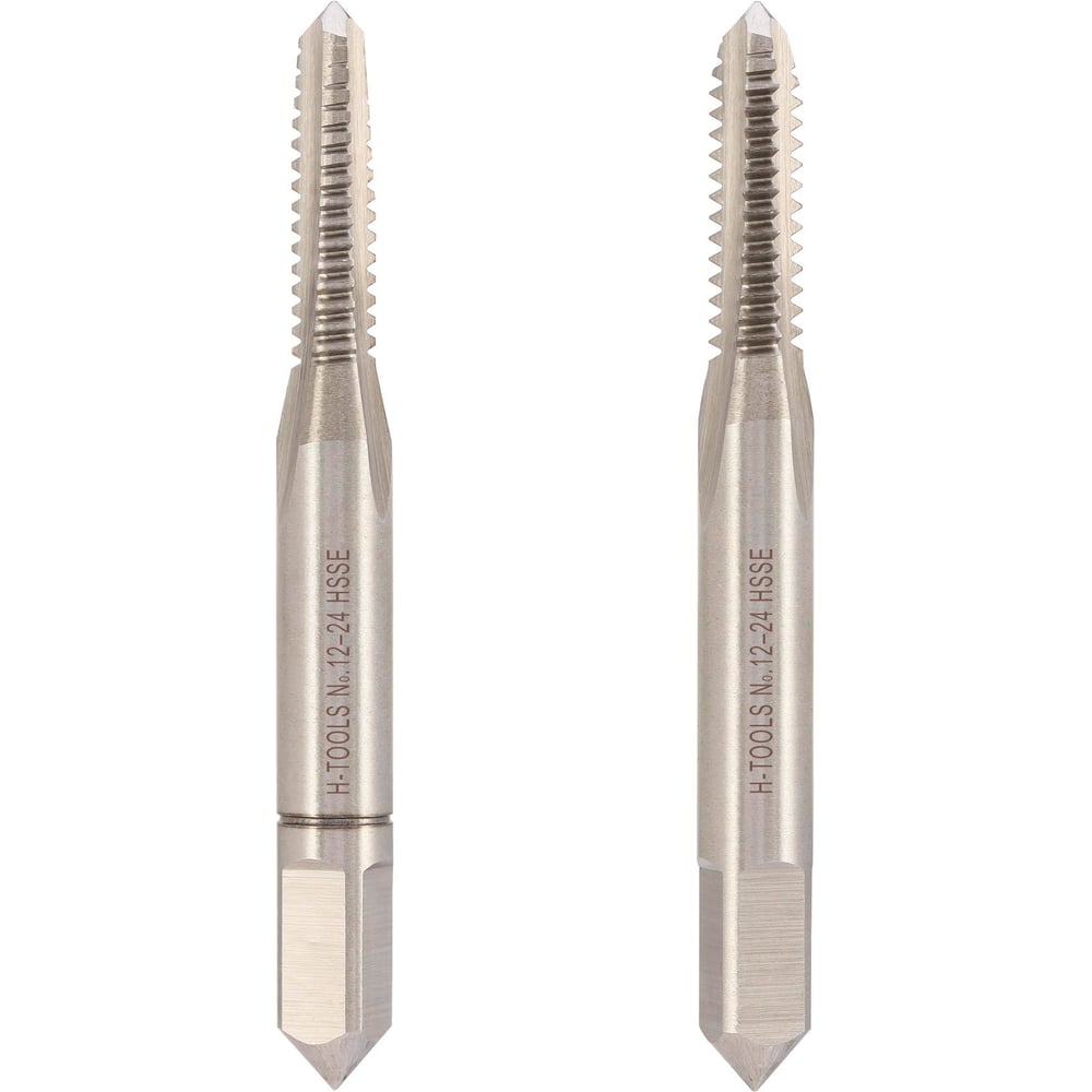 Изображение товара Метчик H-Tools UNC 12 24 комплект 2 шт DIN352 HSSE для стали