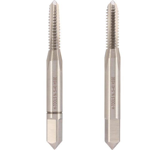Изображение товара Метчик H-Tools UNC №5 -40, комплект из 2х шт. DIN352, HSSE, L-40мм, a=2.7 145005EHT