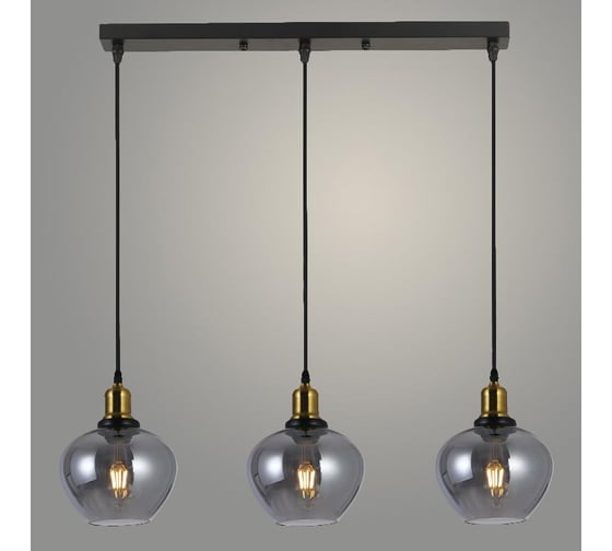 Изображение товара Подвес Светиль 74748/3HT BK+COP черный/медь 3х40W E27 d630 h800, 24 988384243
