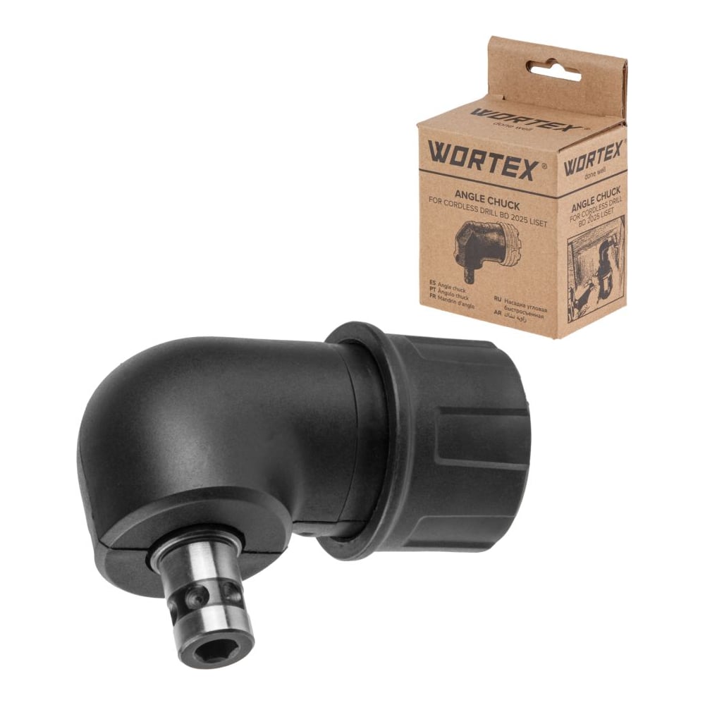 Изображение товара Насадка угловая быстросъемная WORTEX для BD 2025 LiSET (1325847) ЦЗ-0681625680