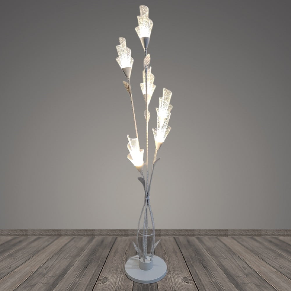 Изображение товара Торшер BTH 10016/6 WH современный белый с 6 светодиодами