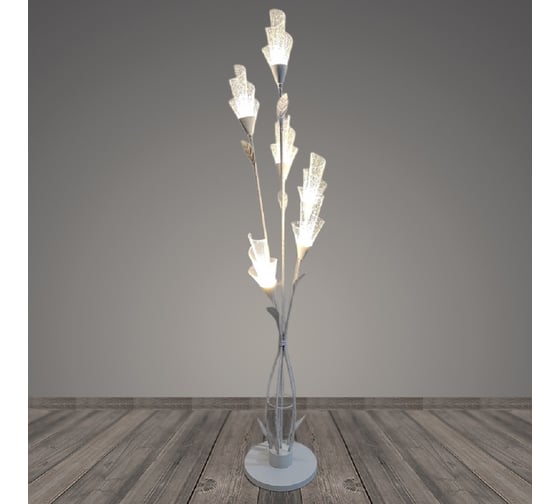 Изображение товара Торшер Светиль 10016/6 WH белый 6х3W LED h1630, BTH 988399974