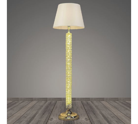 Изображение товара Торшер Светиль 2003 GD золото/белый абажур 1x40W E27+30W LED h1450, BTH 988399037