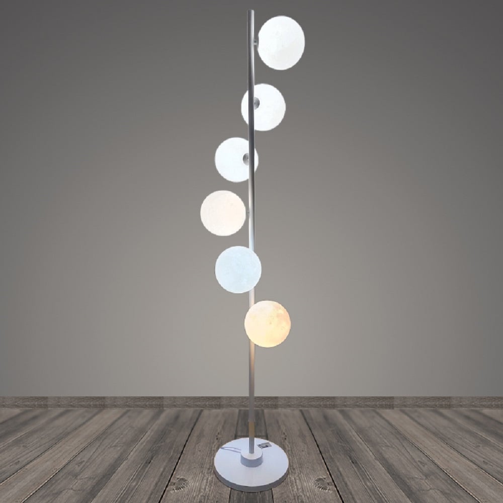 Изображение товара Торшер Светиль T2174 WT белый/белый плафон пластик 6x12W G9 h1450, BTH 988399057