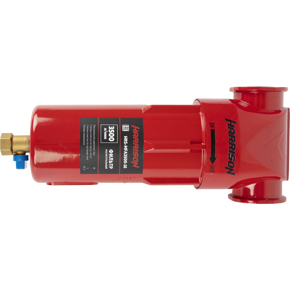 Изображение товара Фильтр магистральный HARRISON HRS-MFA3500-16 3500 л/мин 16 бар 1F
