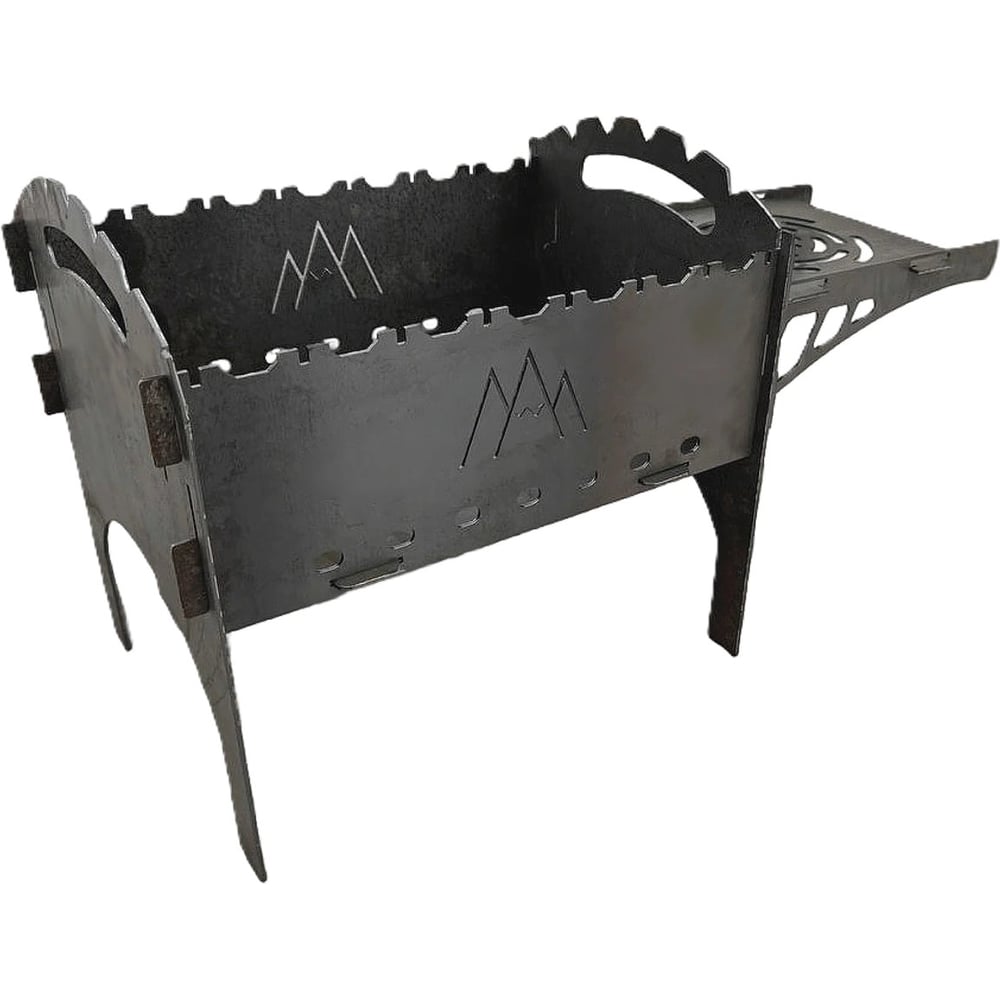 Изображение товара Мангал сборный ТехноАгрегат с подставкой горы без покраски