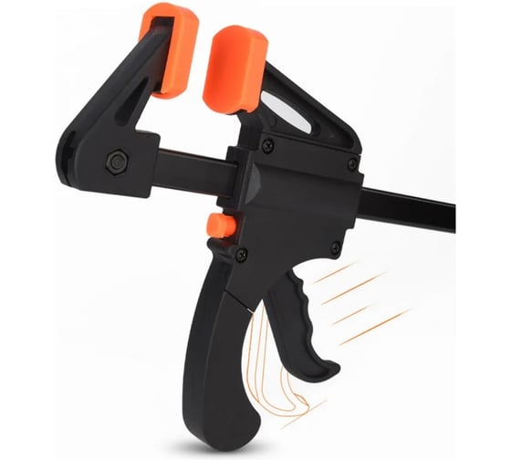 Изображение товара Струбцина быстрозажимная F-образная BestRoom, 4 штуки, 100 мм (114-420)