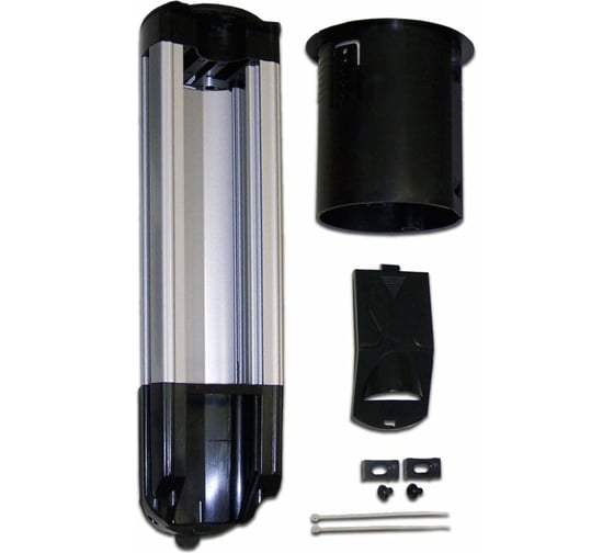 Изображение товара Миниколонна в стол LANMASTER Mosaic на 6 модулей, 45x45 LAN-WA-MCTA-F45/6