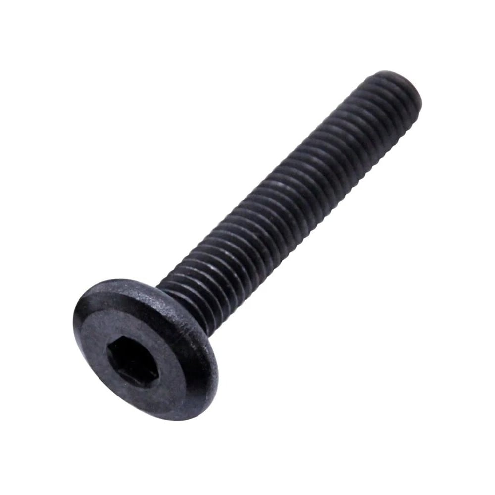 Изображение товара DIN 7420 М6x16 винт полная резьба цилиндрическая головка шестигранник оксидированное покрытие