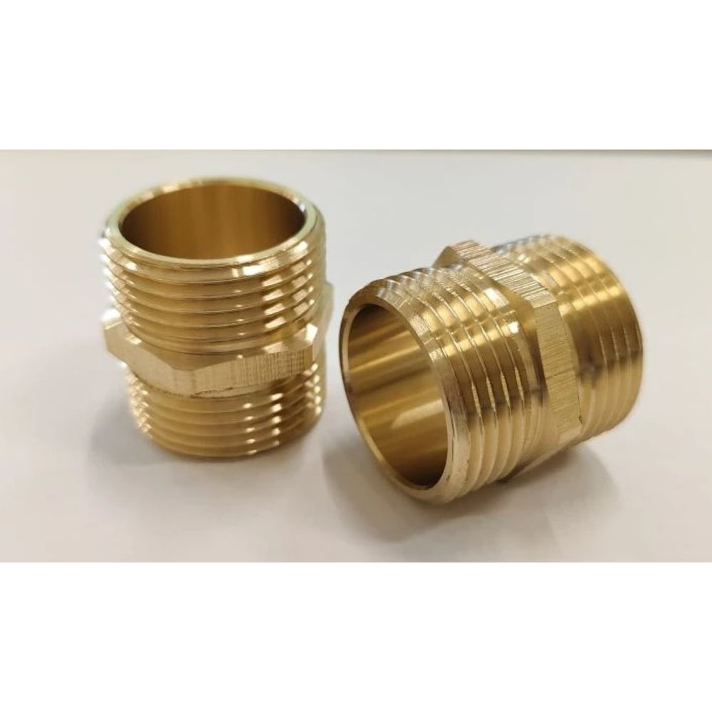 Ниппель латунный Апогей G3/4''НР 2 шт 311054