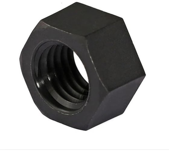 Изображение товара Гайка Крепсталь DIN 934 М16х1,5 ( 10.0 ) ОКСИД / ГОСТ 5927 100 шт. K003939