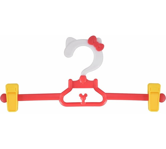 Изображение товара Вешалка для детской одежды МУЛЬТИДОМ Мультяшка с зажимами размер 32-36 2 дизайна NEW VL90-201