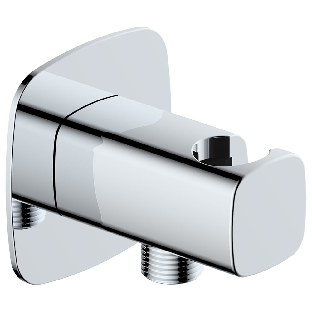 Изображение товара Подключение шланга WasserKRAFT A326 держатель душа латунь хром квадратная розетка