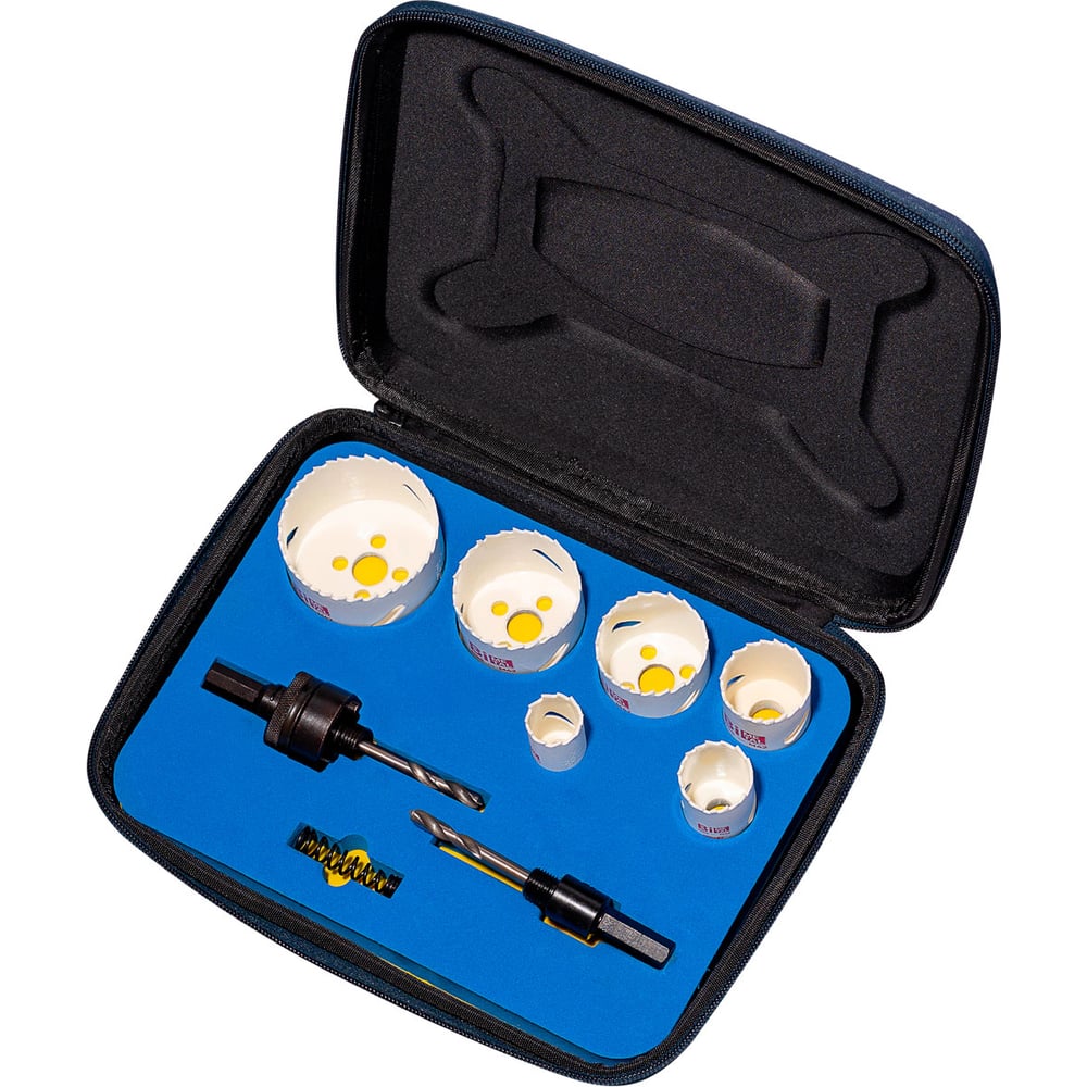 Изображение товара Набор биметаллических коронок RODMIX HSS M42 4/6 TPI (22/29/35/44/51/64) мм 29040638351