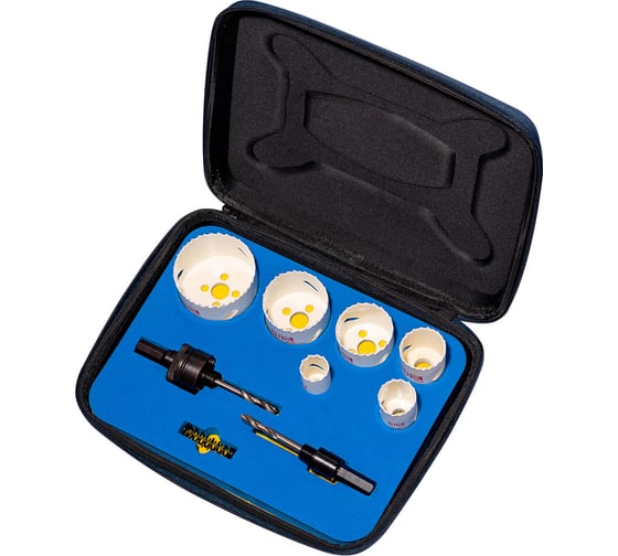 Изображение товара Набор биметаллических коронок RODMIX HSS M42 4/6 TPI (22/29/35/44/51/64) мм 29040638351