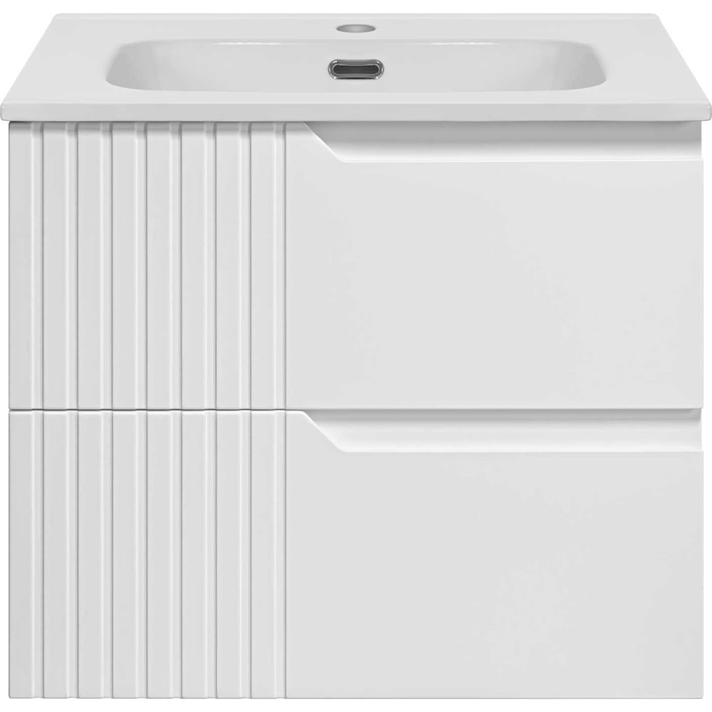 Изображение товара Тумба умывальник Tivolli 60 подвесная белая с раковиной Brevita