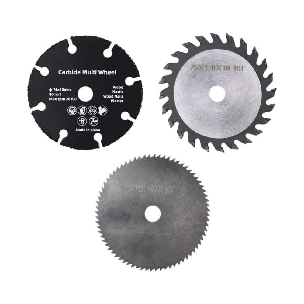 Изображение товара Пильный диск по дереву BestRoom 75 мм 72 зуба 10 мм посадочный диаметр