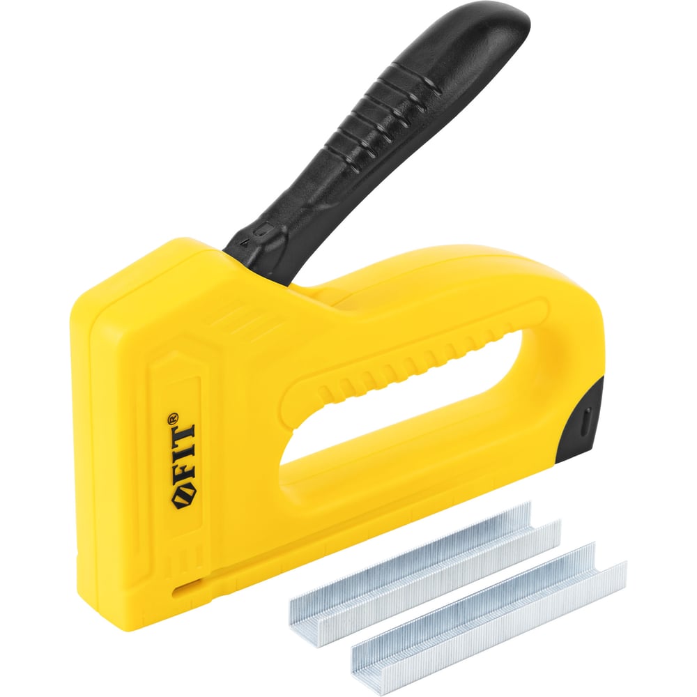 Изображение товара Степлер FIT для узких скоб тип 53 4-10 мм, рессорный механизм, ABS пластиковый корпус 32105