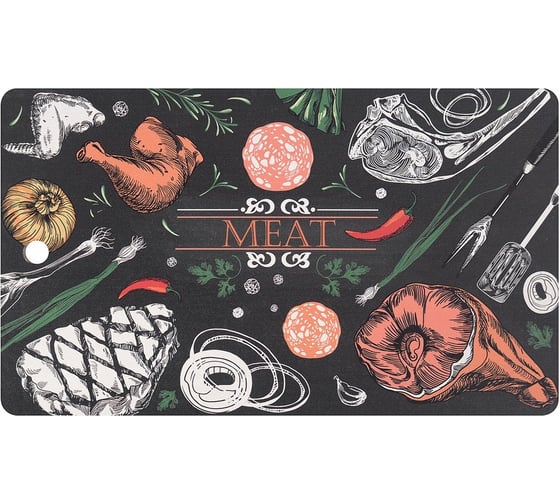 Изображение товара Разделочная доска МУЛЬТИДОМ Мясное меню размер 29х17 см NEW МТ18-21