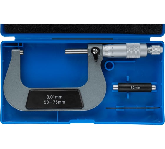 Изображение товара Микрометр наружный FIT 50 - 75 мм/ 0,01 мм 19911