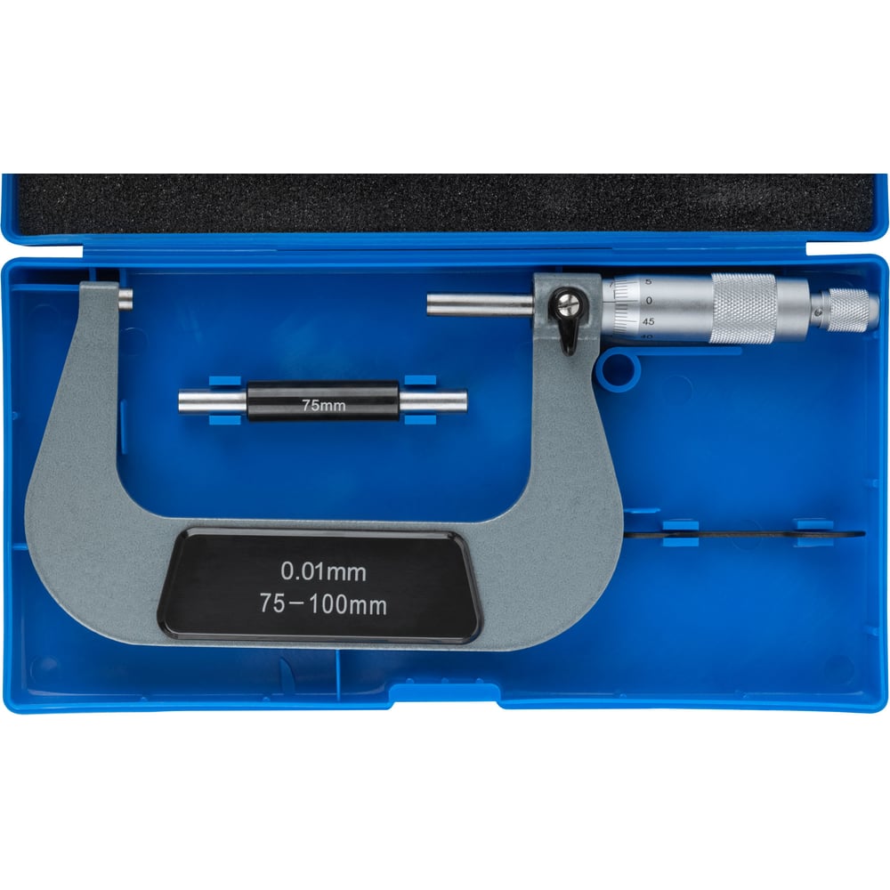 Изображение товара Микрометр наружный FIT 75 -100 мм/ 0,01 мм 19912