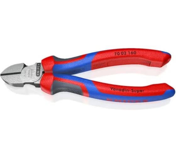 Изображение товара Бокорезы KNIPEX 160 мм, фосфатированные, 3-комп ручки KN-7002160