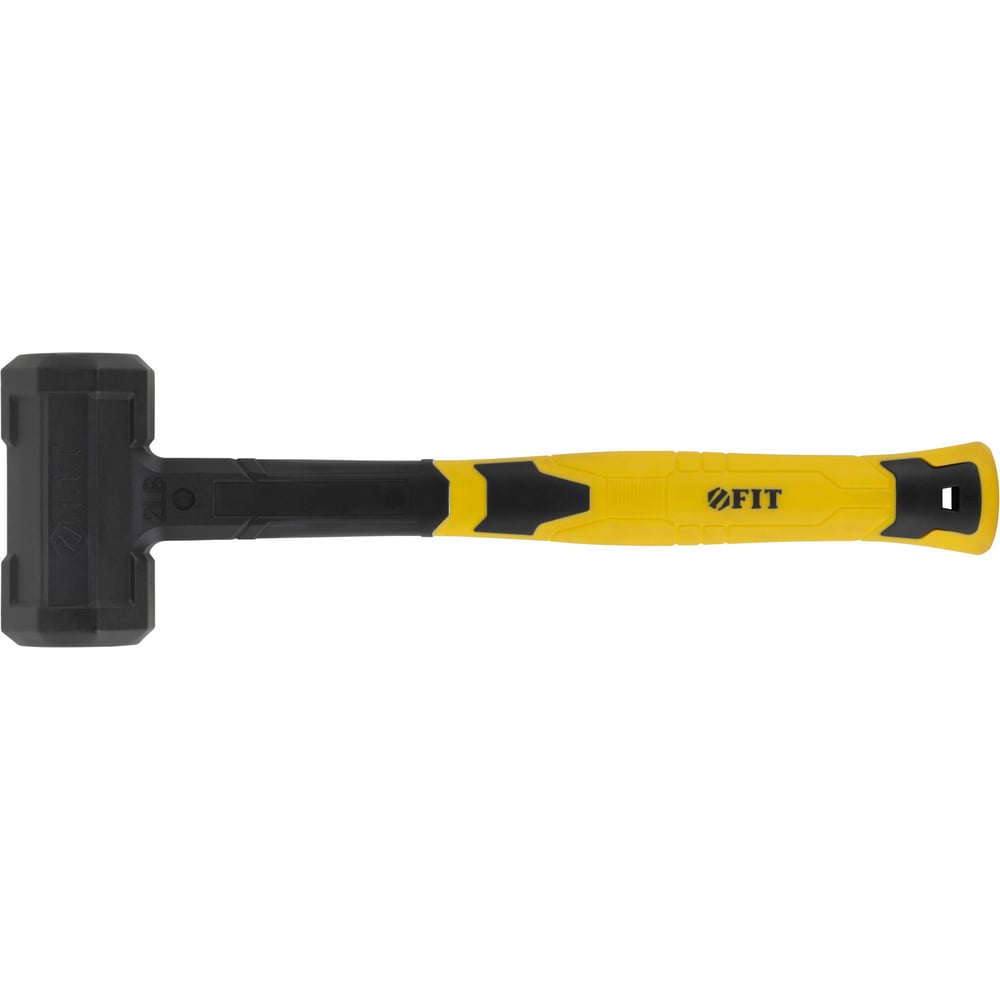 Изображение товара Кувалда безынерционная FIT фиберглассовая ручка с прорезиненным покрытием 53 мм, 1 кг 45285