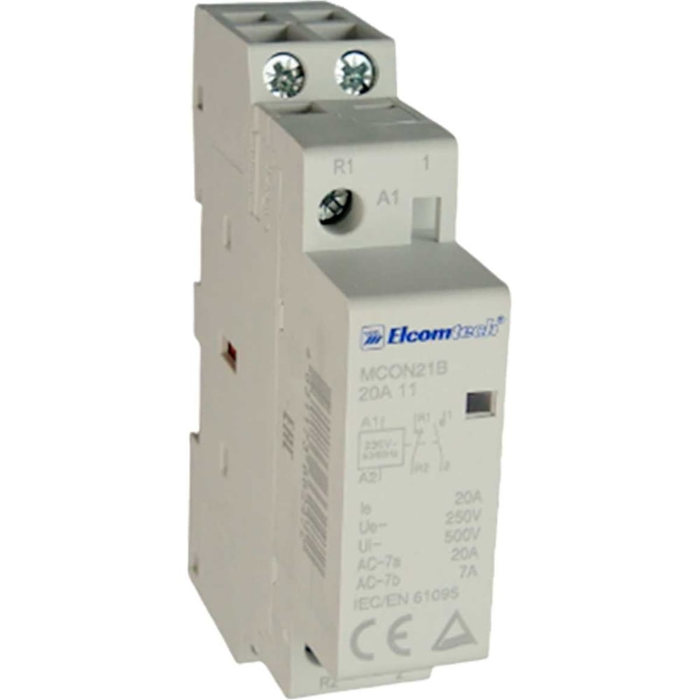 Изображение товара Контактор модульный MCON21B-20-11-230AC, 20A, 1NO 1NC, 230В