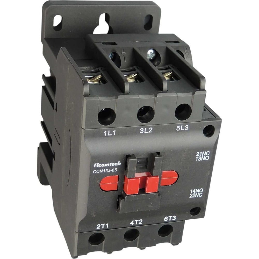 Изображение товара Контактор ELCOMTECH CON13J-65-3011-220AC 65А, 3 полюса, монтаж DIN-рейка Изображение товара Контактор ELCOMTECH CON13J-65-3011-220AC 65А, 3 полюса, монтаж DIN-рейка