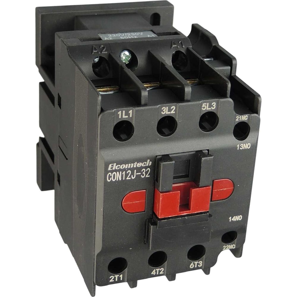 Изображение товара ELCOMTECH CON12J-32-3011-220AC Контактор 32A 3P 220V