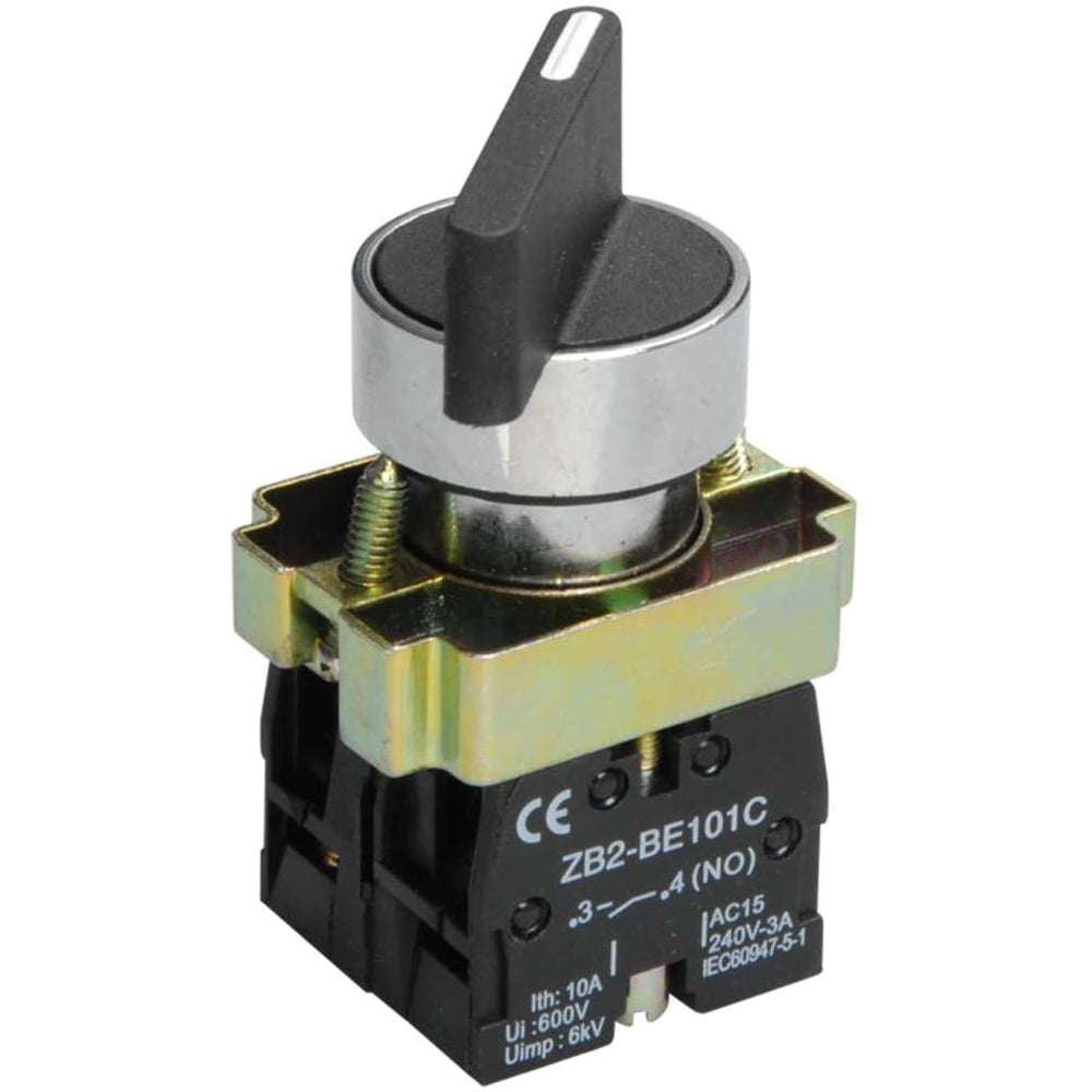 Изображение товара Переключатель IEK LAY5-BJ25 I-0 длинная ручка NO+NC BSW70-BJ-2-K02