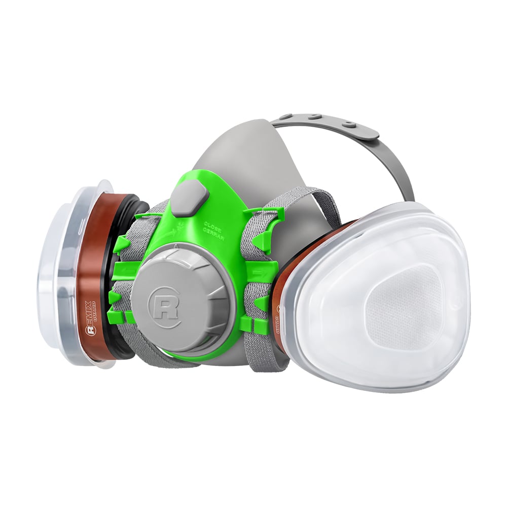 Изображение товара Полумаска силиконовая REMIX GUARD 8601,класс защиты A1/P2R, размер M, набор RG-8601M-KIT-A1/P2R