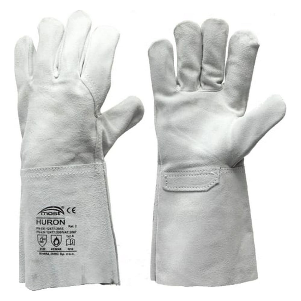 Изображение товара Kраги сварщика HURON MOST 7610140110 10, коровья кожа