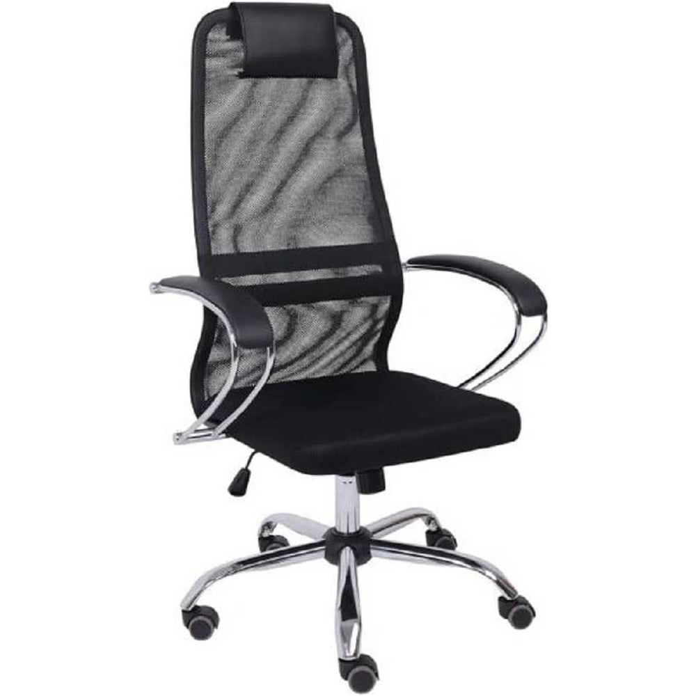 Изображение товара Офисное кресло Kingstyle Insider Chrome, арт. PMK 003.239, DMS, крестовина хром, сетка черная KSG KS-001489