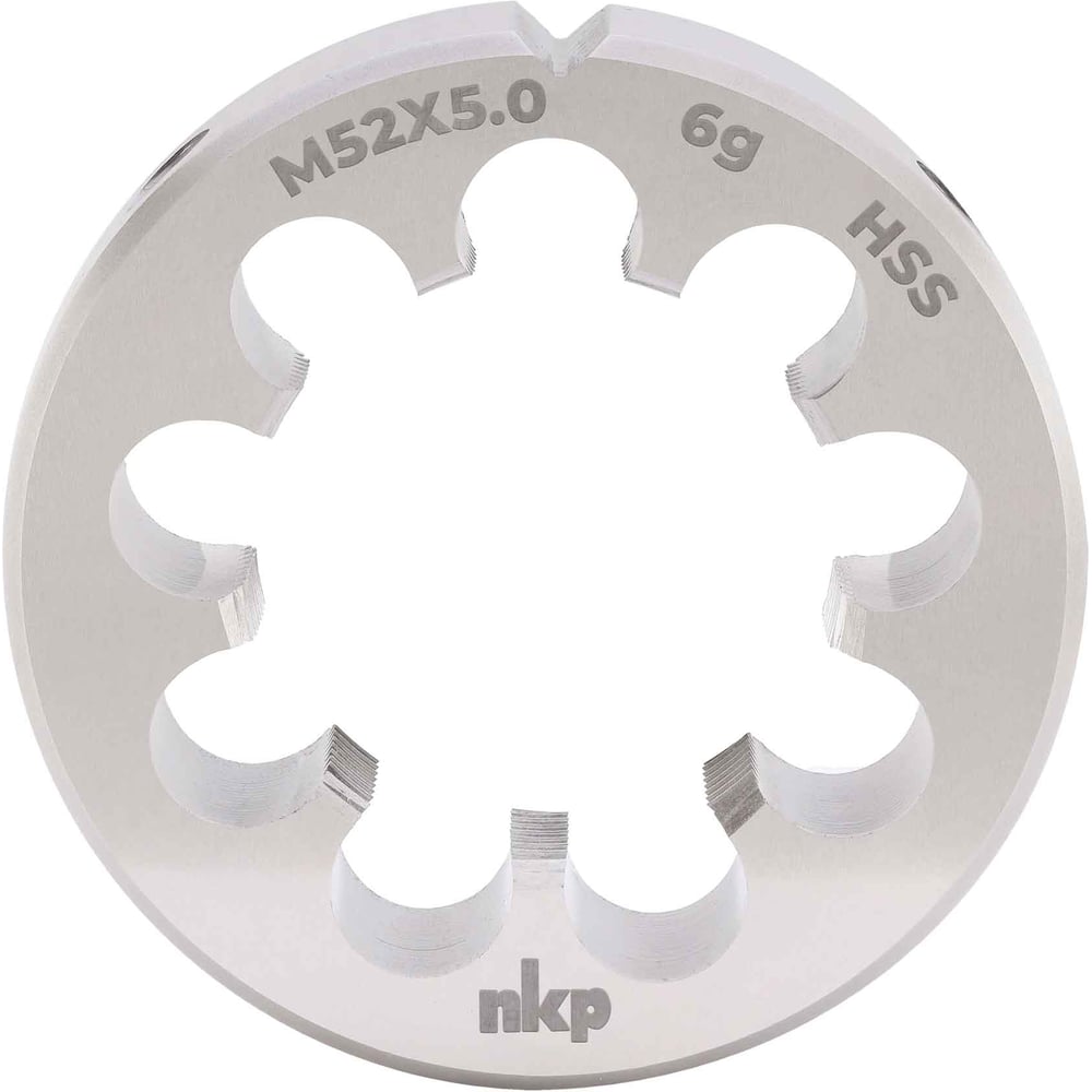 Изображение товара Плашка NKP М52 шаг 5.0мм DINEN22568 HSS 6g 90х36мм 240520N