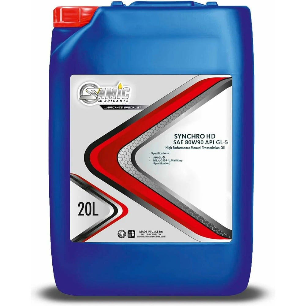 Изображение товара Масло SAMIC Syn Synchro EP 75W80 GL-4 для МКПП