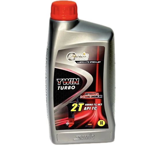 Изображение товара Масло SAMIC Twin Turbo 2T API TC/JASO FD, 1л SEMO-02-12x1L