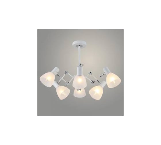 Изображение товара Люстра Светиль 74530/6 CR+WT хром/белый 6x40W E14 d680 h440, 24 988386341