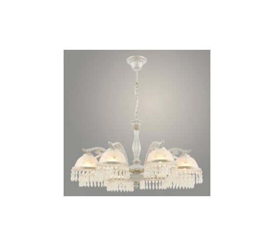 Изображение товара Люстра Светиль 20218/8 WH+GD белый/золото 8x40W E27 d700 h690 crst, 24 988386352