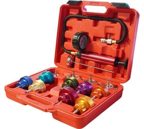 Изображение товара Набор для проверки герметичности в системе охлаждения WIEDERKRAFT WDK-214334