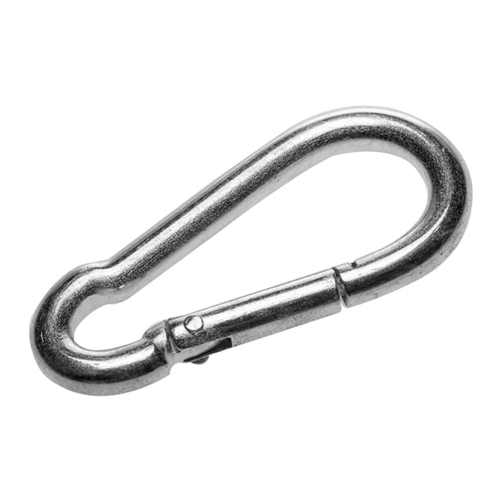 Изображение товара Карабин пожарный DIN 5299 A2 M4 КРЕП-КОМП, нержавеющая сталь, 20 шт