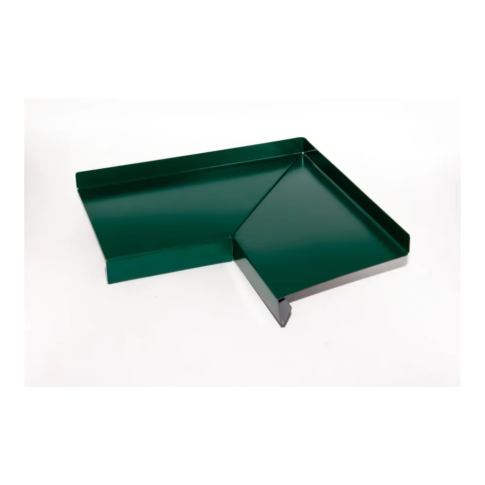 Изображение товара Угол для отлива внутренний ПРОФМЕТСТИЛЬ зелёный 6005, полка 150 мм 1287