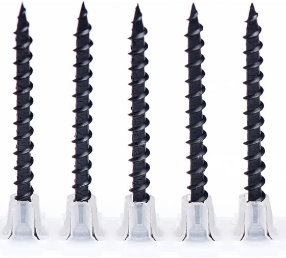 Изображение товара Лента с саморезами PAULT 45x3.5 по дереву P-SWP35-45-black