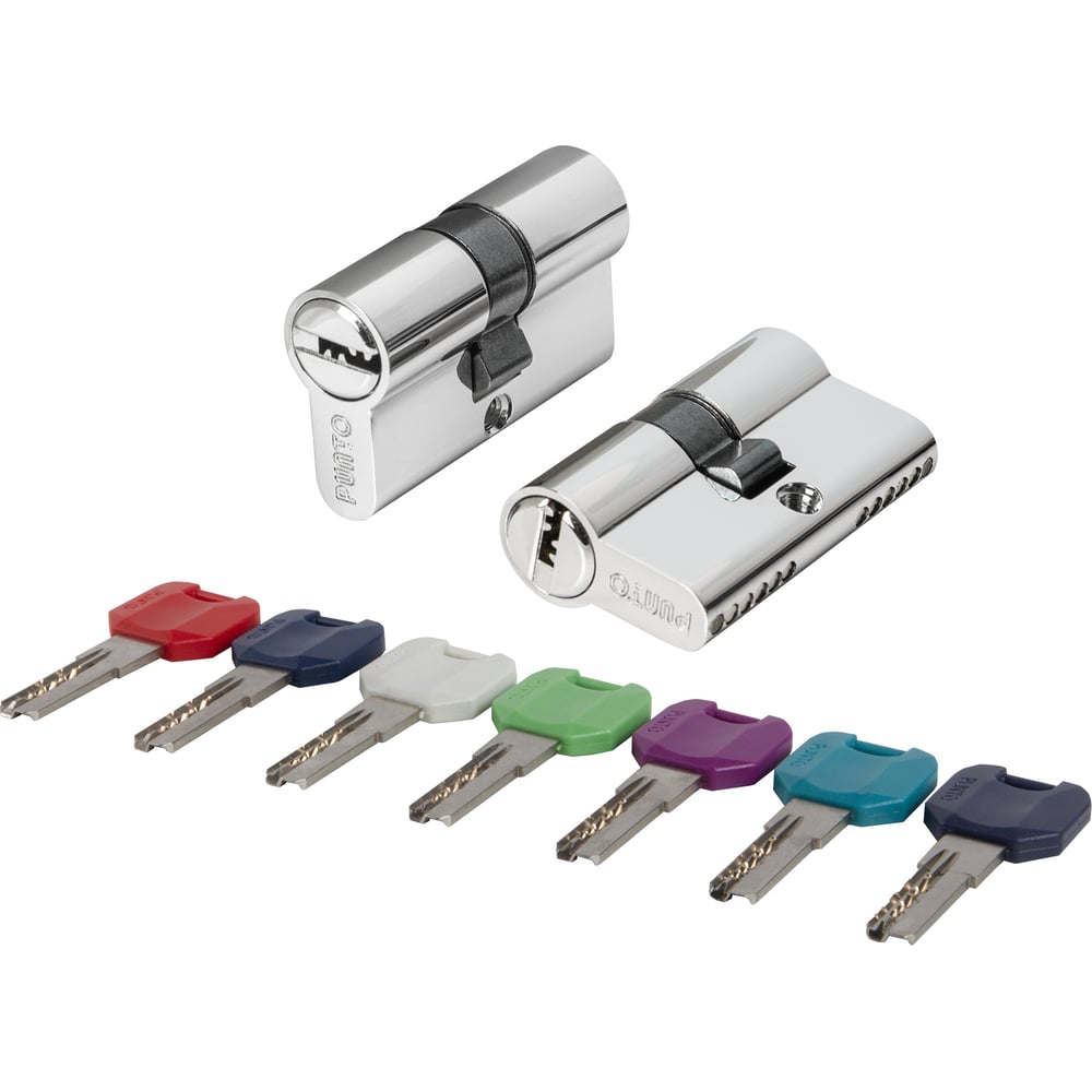 Цилиндровый механизм Punto MaxPro7000Key70mm(30+10+30) CP хром 7key 61185