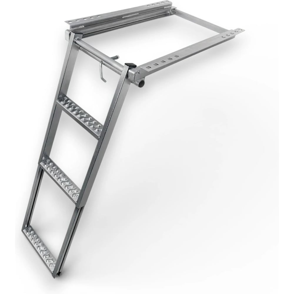 Изображение товара Лестница для фургона ТехноАгрегат, 3 ступени телескопическая ЛВ-Про-3ст-600-телескоп С3