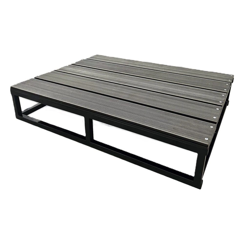 Изображение товара Лестница-крыльцо к дому ТехноАгрегат, 1 ступень, 960×750 мм (каркас+доски) ЛК-1ст-покрас С3