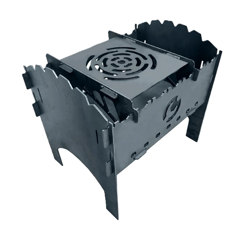 Изображение товара Мангал сборный с подставкой ТехноАгрегат - компактный переносной мангал