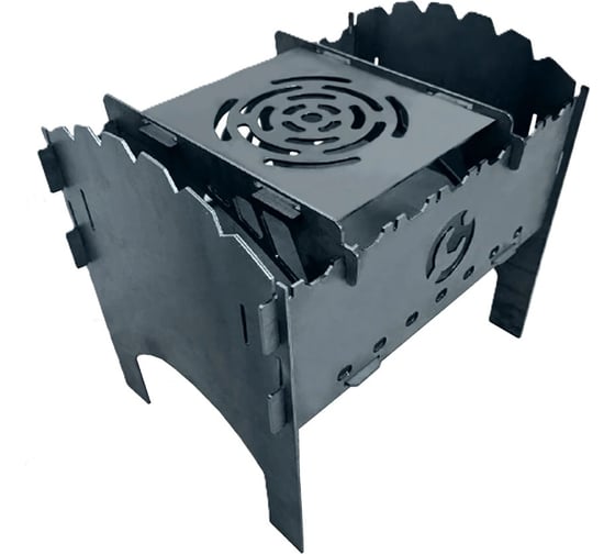 Изображение товара Мангал сборный с подставкой ТехноАгрегат (ключ), без покраски 2бп