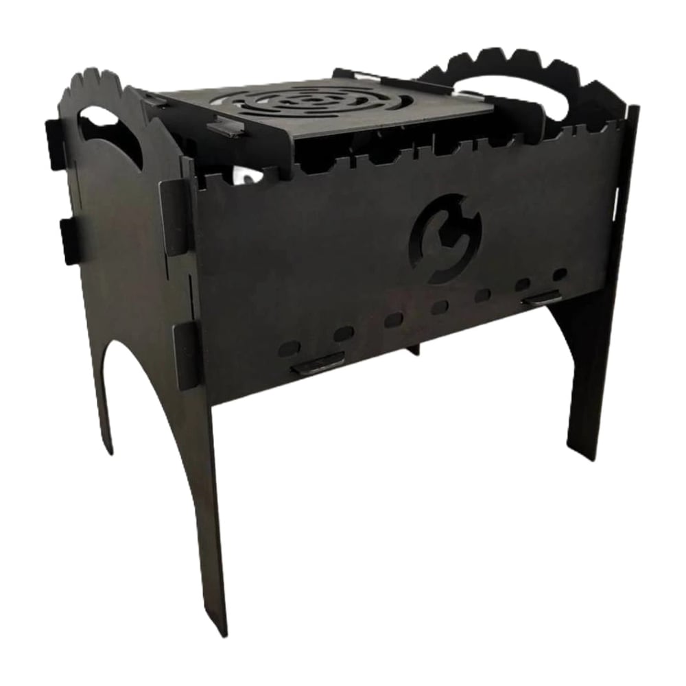 Изображение товара Мангал сборный с подставкой ТехноАгрегат (ключ), с покраской 2.2сп