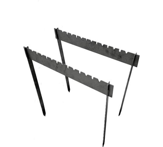 Изображение товара Мангал складной туристический ТехноАгрегат, 40×40 см, без покраски 1бп